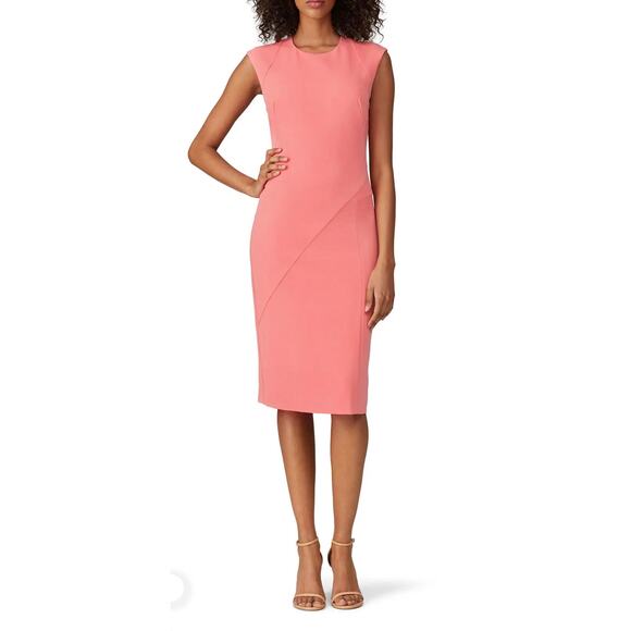 Black Halo Dresses & Skirts - Black Halo Pink Samoa Sheath Dress 2